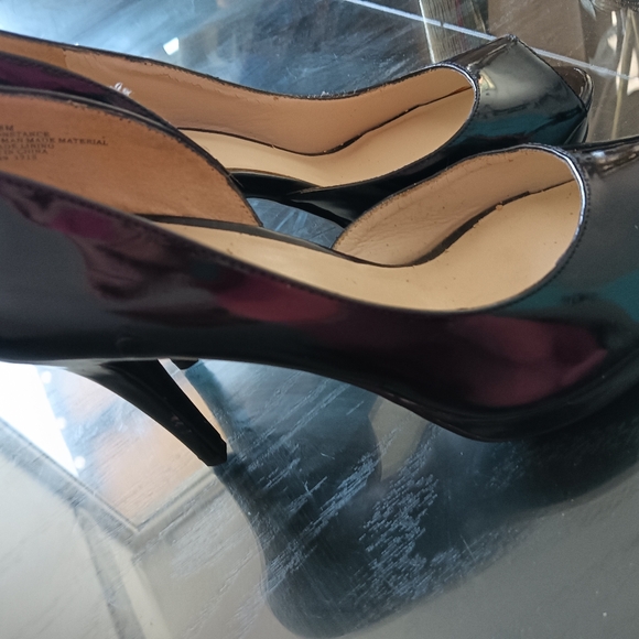 Black nine west heels size 8 - Picture 2 of 5